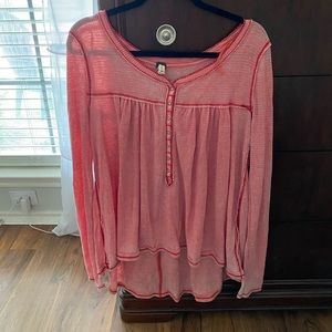 Free People Henley Top